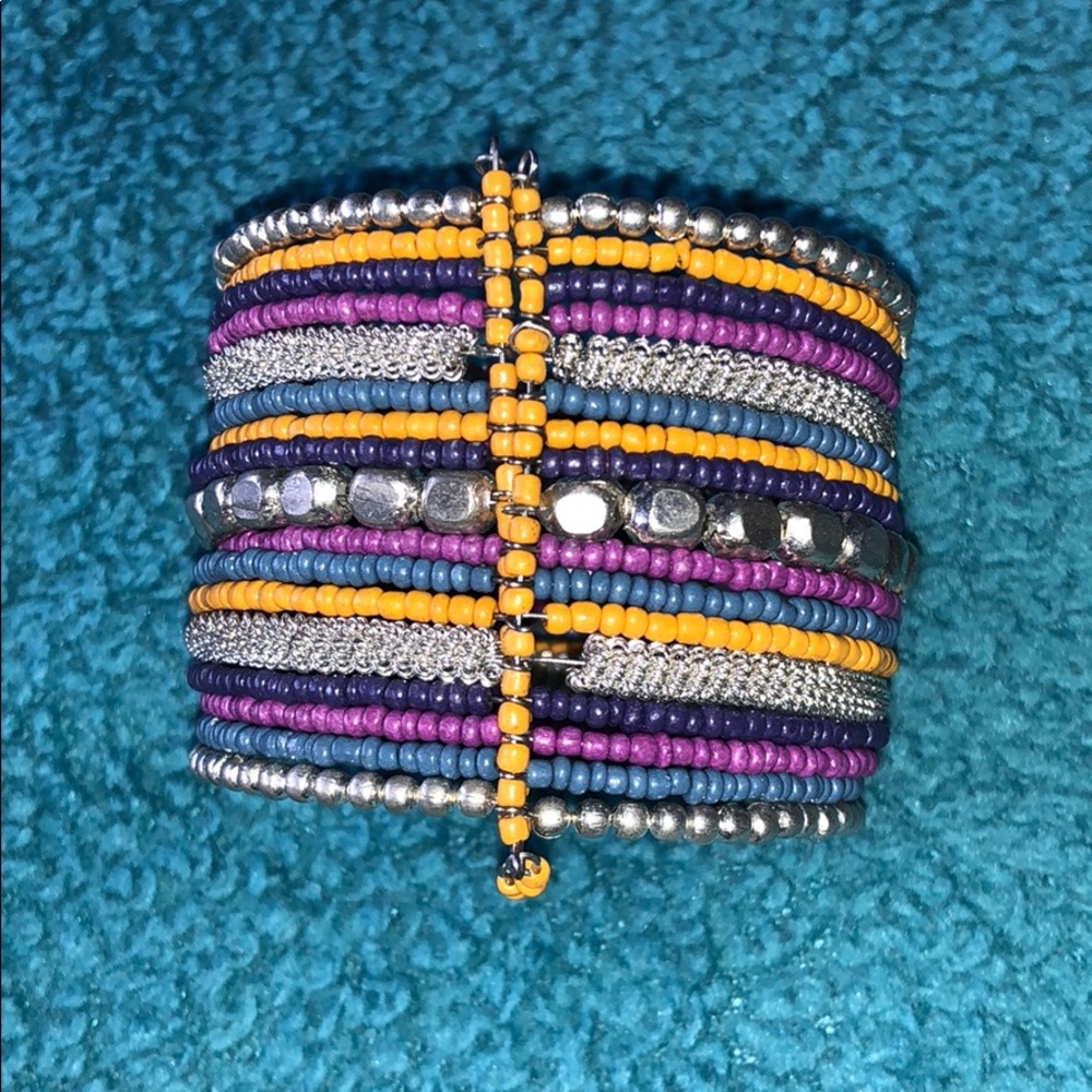 unique pattern cuff bracelet - Picture 2 of 2